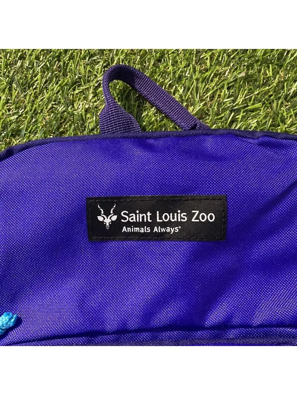 Saint Louis Zoo purple backpack
